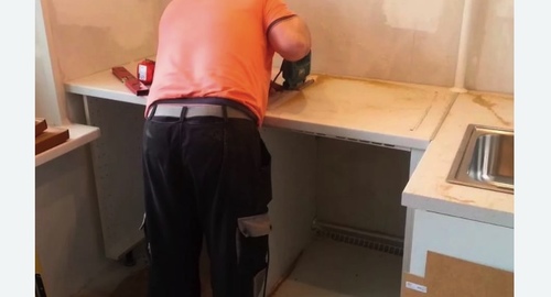 Сборка кухонного гарнитура. Покачи